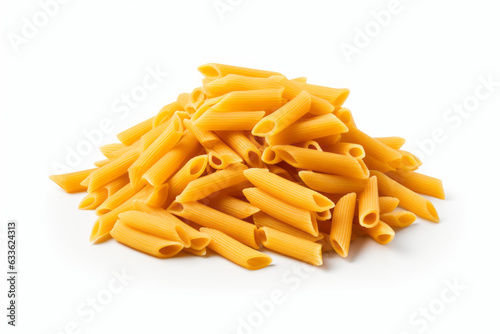 Delicious Penne Pasta on a Clean White Background