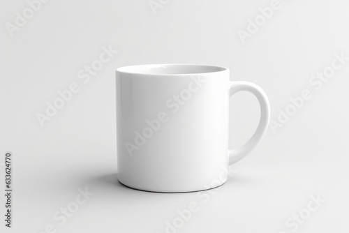 Minimalist Coffee Mug Mockup on White Background