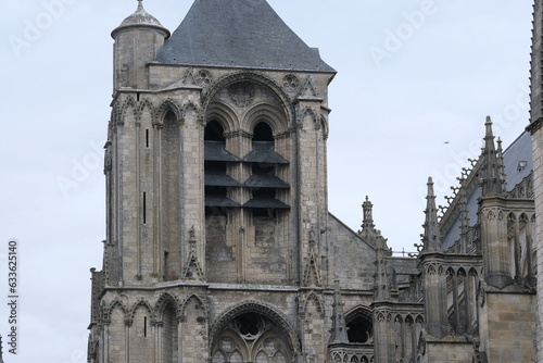 Gothic cathedral of Saint Etienne, Bourges.