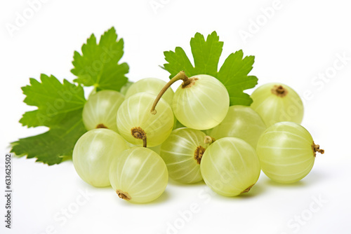 Vibrant Gooseberry on a Clean White Background photo