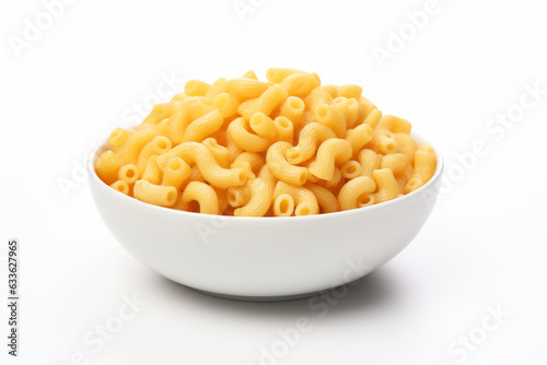 Deliciously Twisted Cavatappi Pasta on a Clean White Background