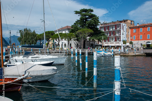 lake iseo villages on the shores of lake lovere iseo and monte isola photo