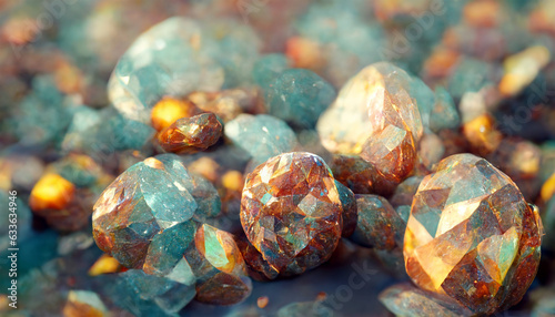 zircon gemstone background