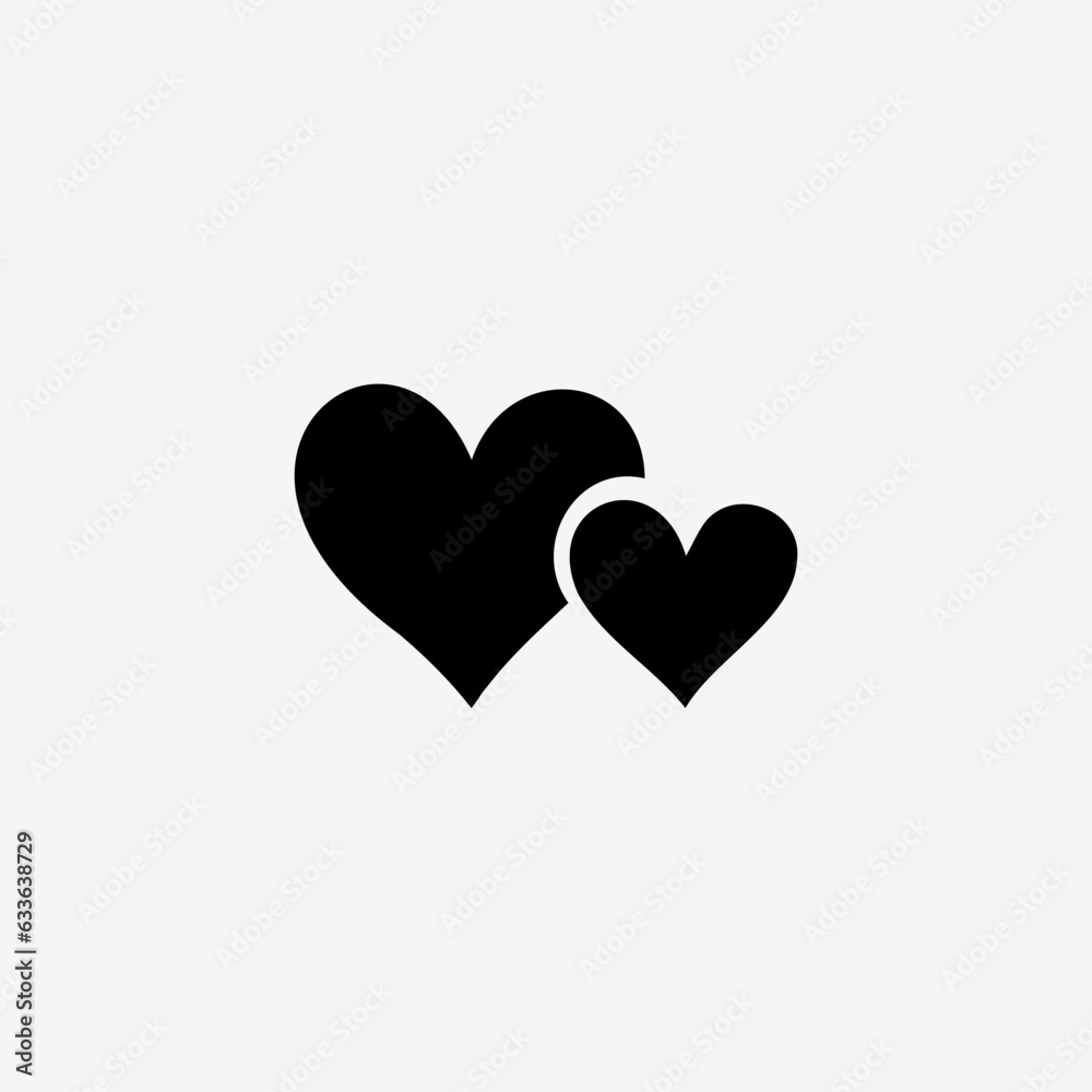 Heart love icon vector illustration