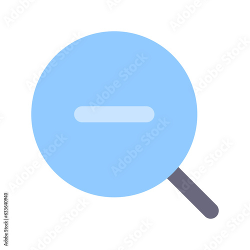 zoom out flat icon