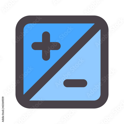 exposure flat line icon