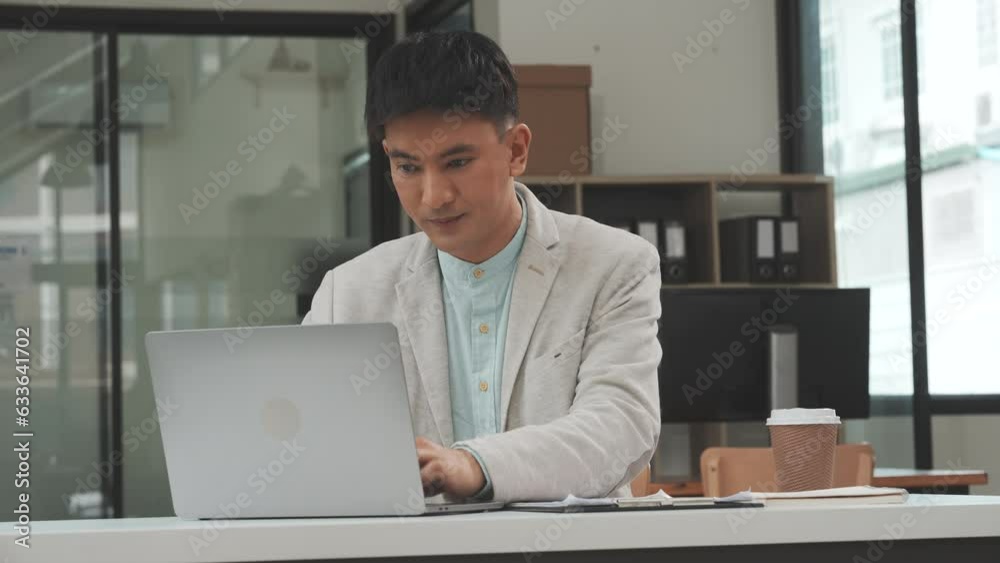 Asian business asian man supervisor analyse financial report of responsible worker pay attention on mistakes propose correction. Asian business asian man supervisor analyse financial report of responsible worker pay attention on mistakes propose correction.