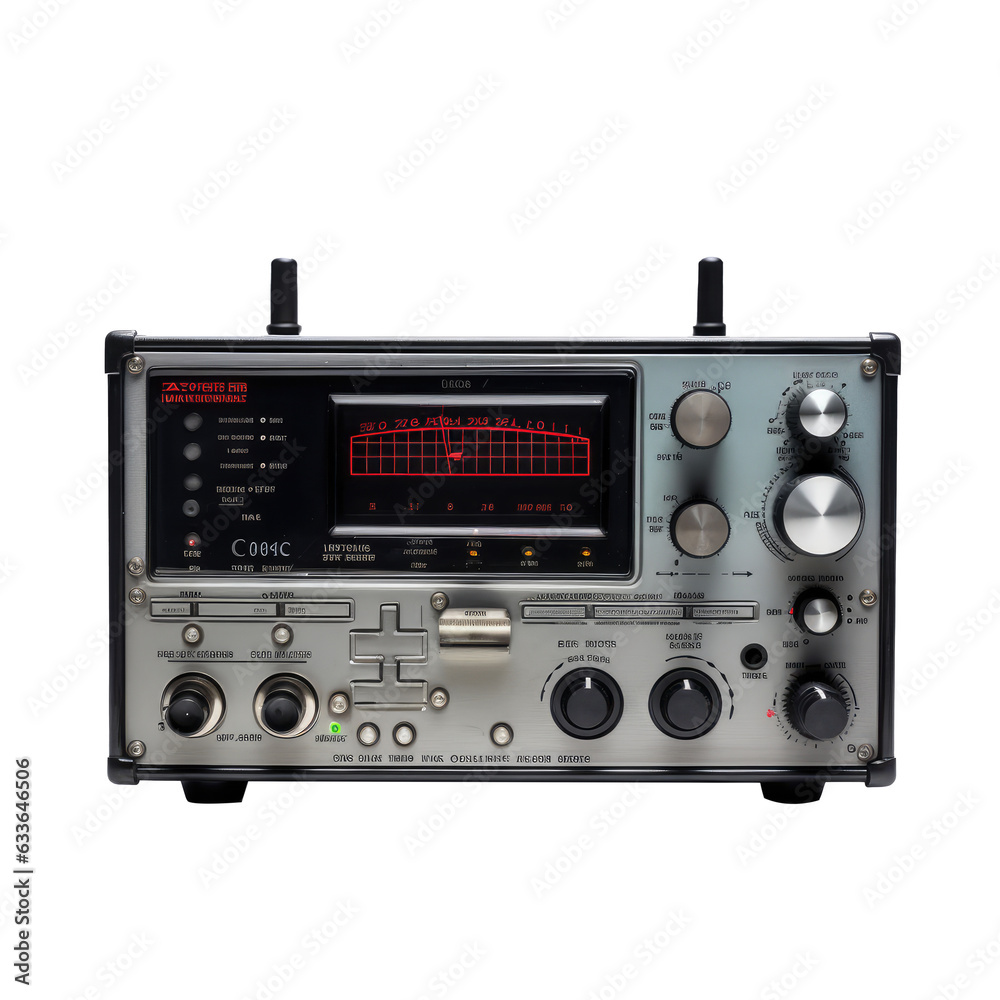 Fototapeta premium Vintage Cut-off Retro Radio