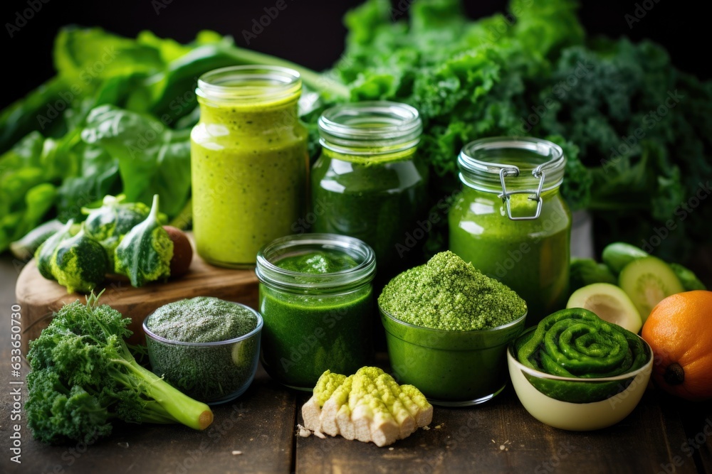 Green vegetables food  background