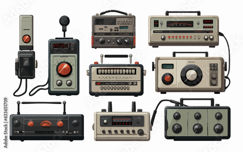 retro communication radio