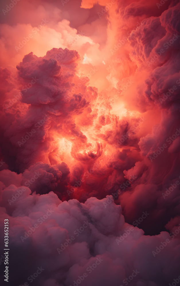 Burning Sky with Clouds and Smoke (11)