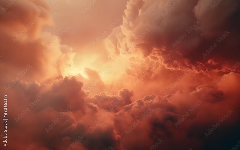 Burning Sky with Clouds and Smoke (12)