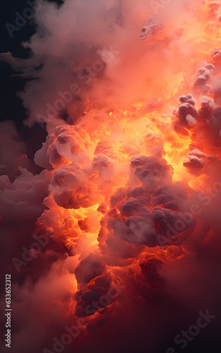 Burning Sky with Clouds and Smoke (22) © Onur