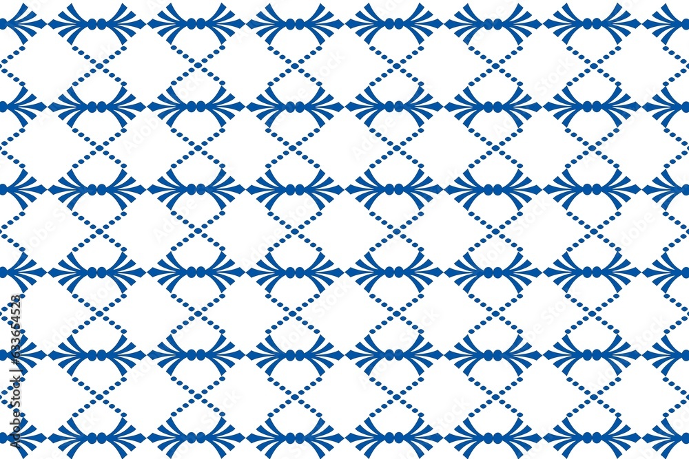 Grid fabric pattern, white background.