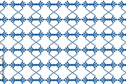 Grid fabric pattern, white background.
