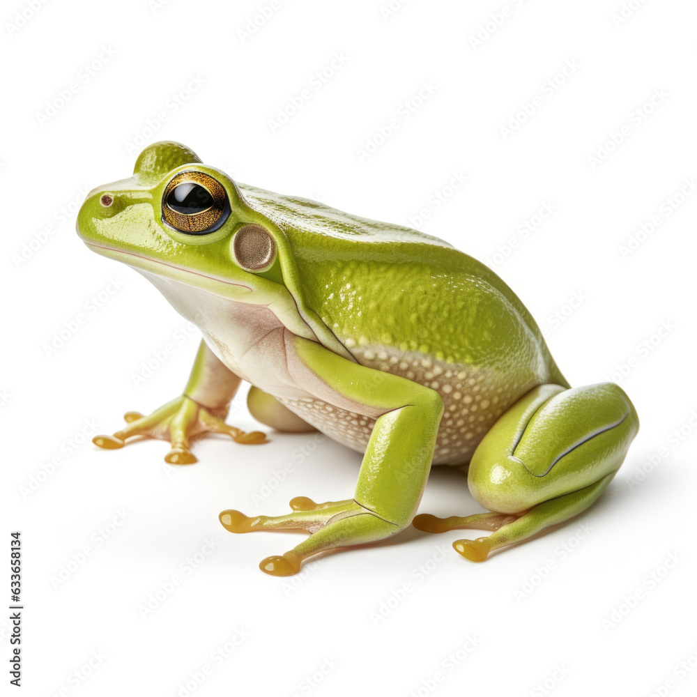 Fototapeta premium frog, white background