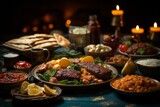 Traditional Ramadhan Meal, Generative AI