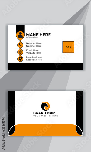 Creative Card design for personal business . It is a simple business card templet.