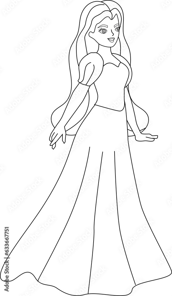 A princess is beautiful. A princess is beautiful.