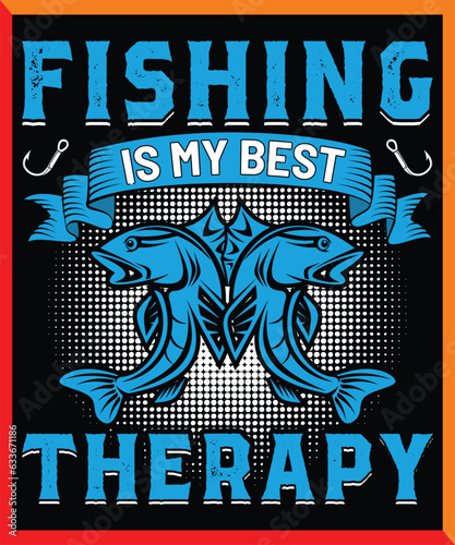 fishing t shirt illustration design,  EPS, Files for Cutting, bag, cups, card, EPS 10
