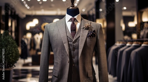 A Classic Suit in a Clothing Store, Generative AI