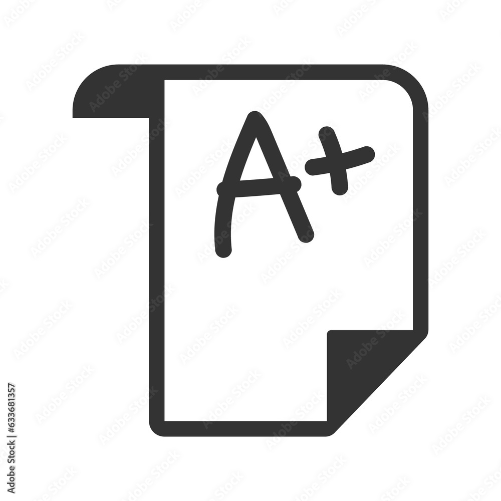 Vector illustration of test scores icon in dark color and transparent background(png). Vector illustration of test scores icon in dark color and transparent background(png).