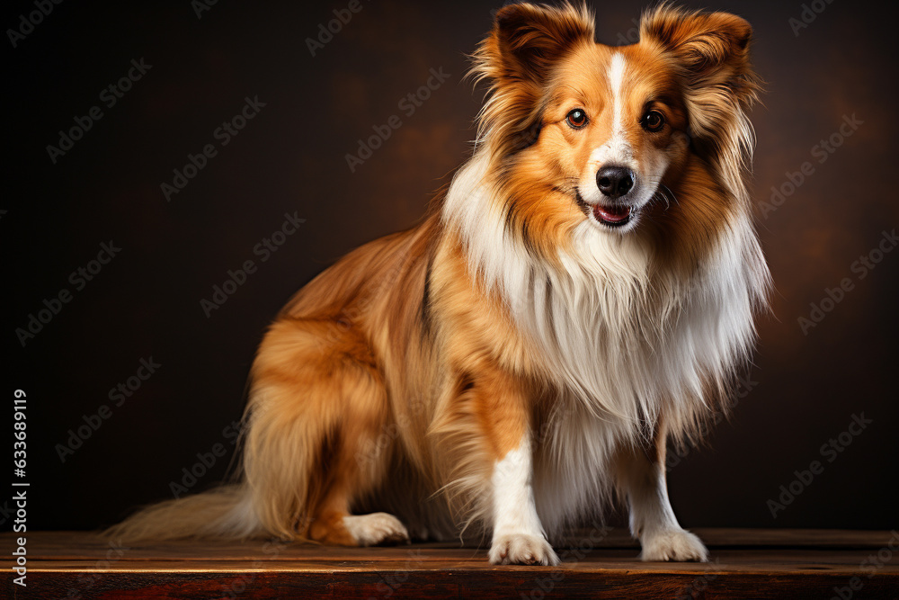 Capture the captivating essence of a dog beauty through a stunning portrait illuminated by soft, natural light. Ai generated Capture the captivating essence of a dog beauty through a stunning portrait illuminated by soft, natural light. Ai generated