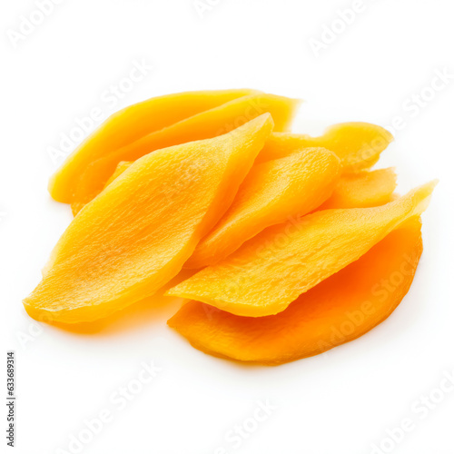 Dried Mango isolated on white background 