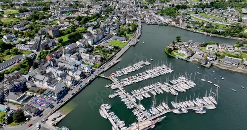 Picturesque views of the resort town of Kinsale 4k photo