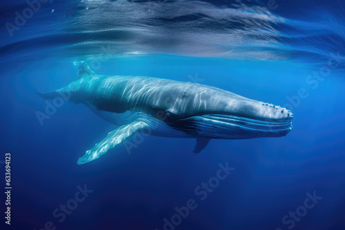 Spectacular Full-Frame Sei Whale Photograph © AIproduction