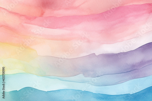 Waterpaint Texture Rainbow.