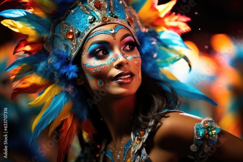 Woman in carnival costume - Rio de Janeiro carnival