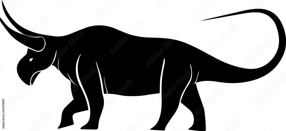 Obraz premium Arsinoitherium icon 3