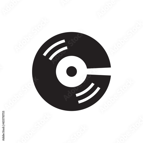 letter C logo vinyl concept isolated on white background.