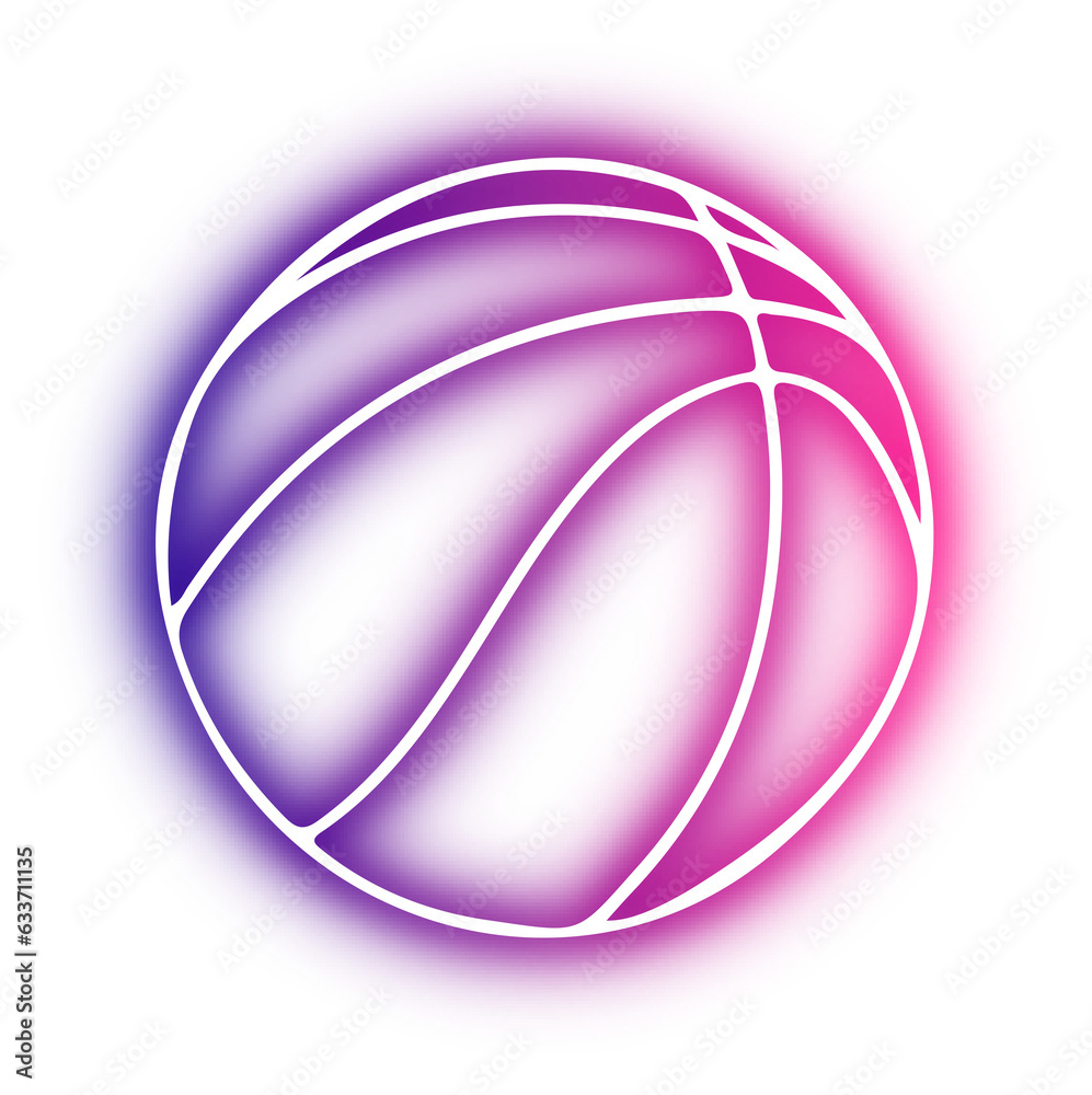 Set of Sport icon neon Set of Sport icon neon