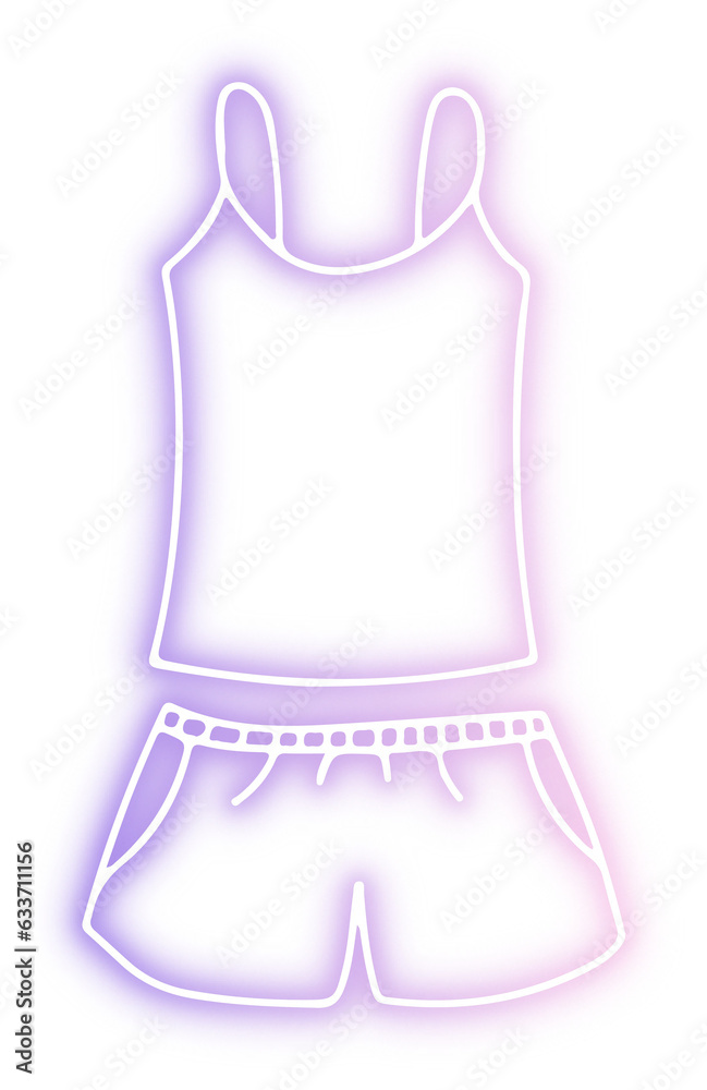 Set of Sport icon neon Set of Sport icon neon