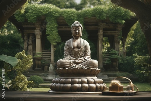 buddha statue in the garden