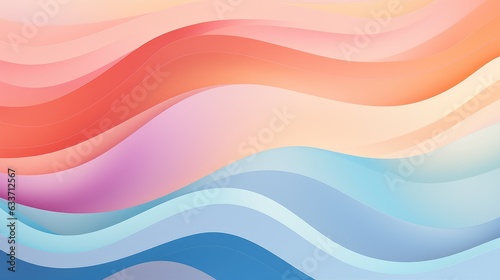 Abstract multicolor wavy background