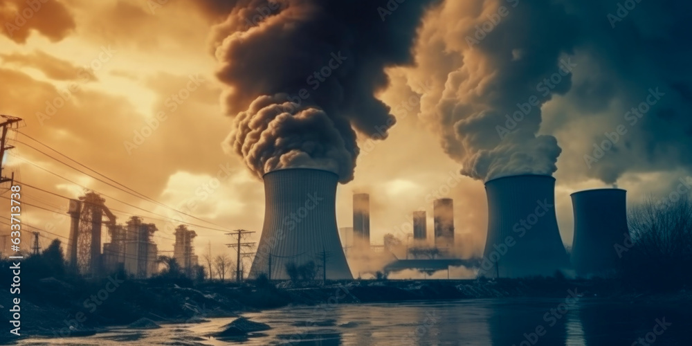 Nuclear power destruction - Generative AI