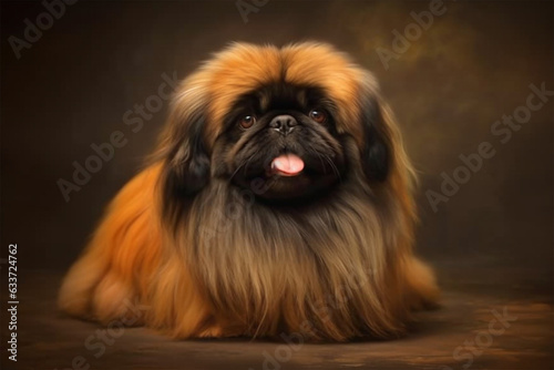 a Pekingese Dog