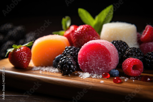 Fruit and Berry Japanese Mochi