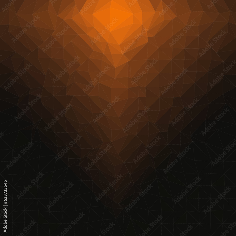 Fond forme triangle couleur en Low Poly