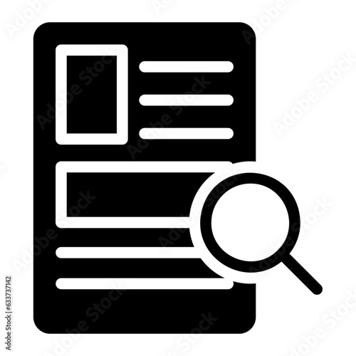 search glyph icon
