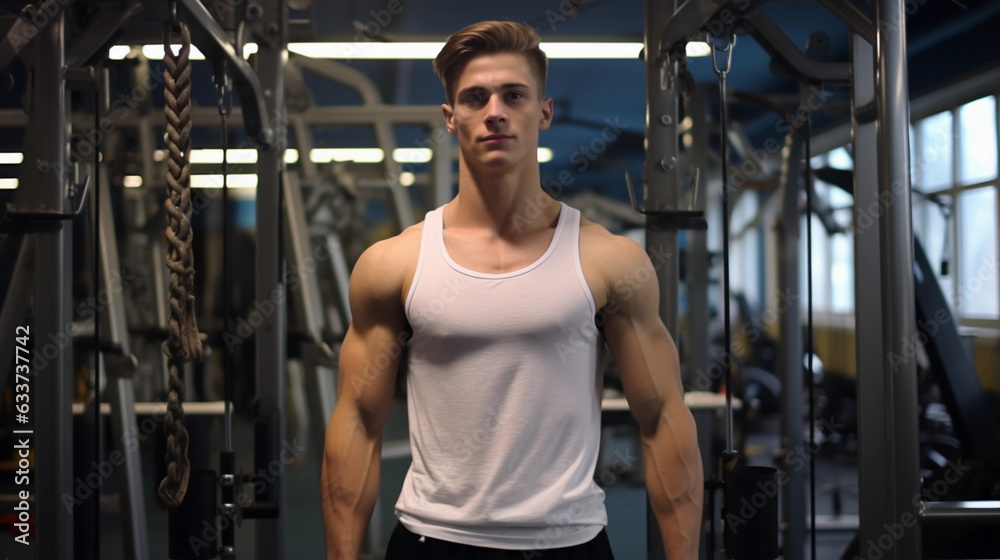 Capturing a Young and Fit Man's Gym Workout Capturing a Young and Fit Man's Gym Workout