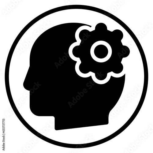 mind glyph icon