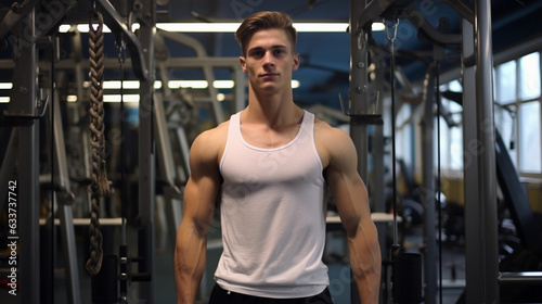 Capturing a Young and Fit Man's Gym Workout