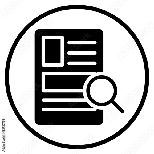 search glyph icon
