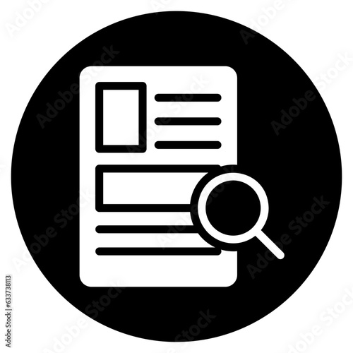 search glyph icon