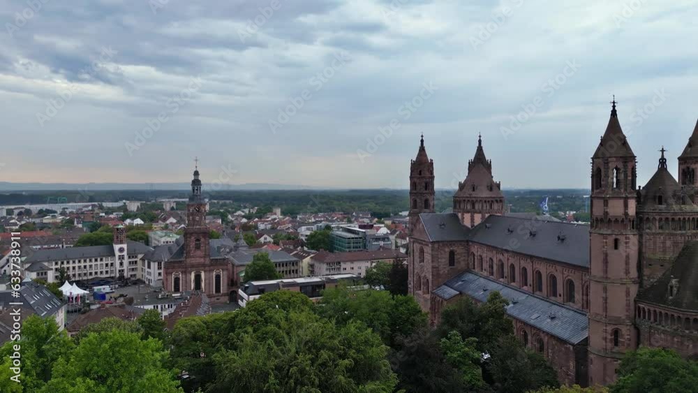 Worms, Deutschland: Der berühmte Dom Worms, Deutschland: Der berühmte Dom