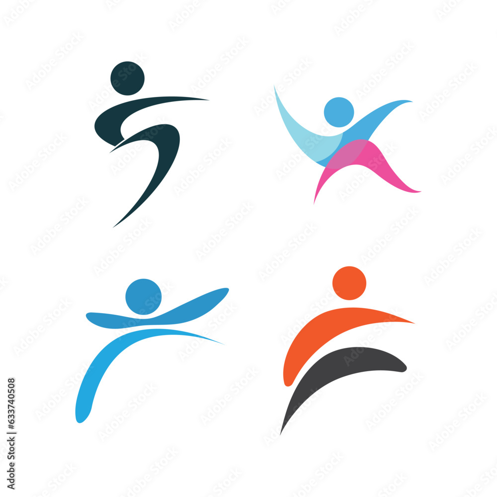 Fototapeta premium Healthy life logo